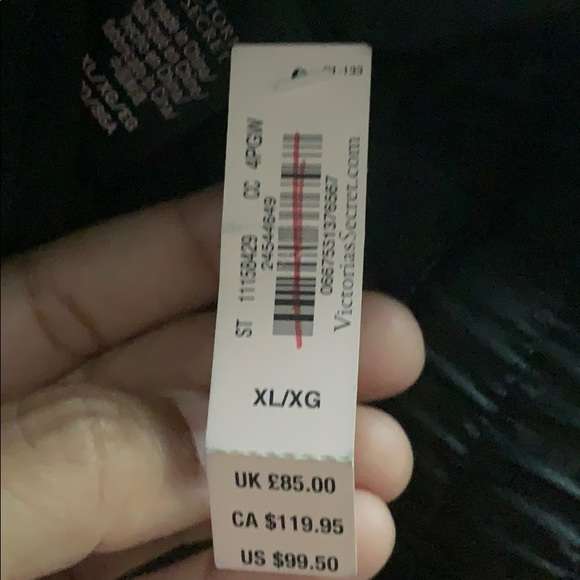 BNWT Victoria’s Secret Polka Dot Mesh Pant - Picture 5 of 5